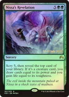 (Promo-Prerelease)Nissa's Revelation/ニッサの天啓